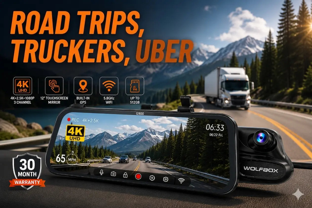 Best Dash Cam for Road Trips, Truckers & Uber Drivers in 2026