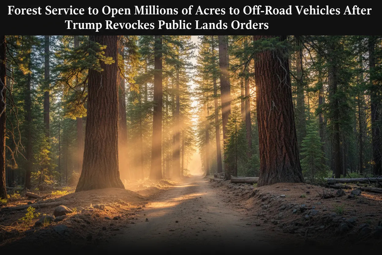 Forest Service to Open Millions of Acres to Off-Road Vehicles After Trump Revokes Public Lands Orders
