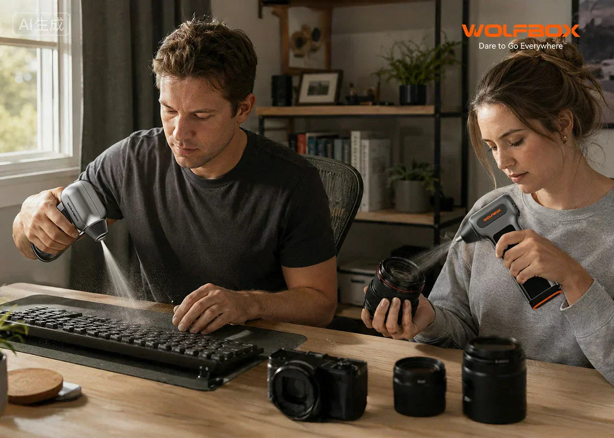 How to Clean Your PC, Keyboard & Camera Lens with an Electric Air Duster