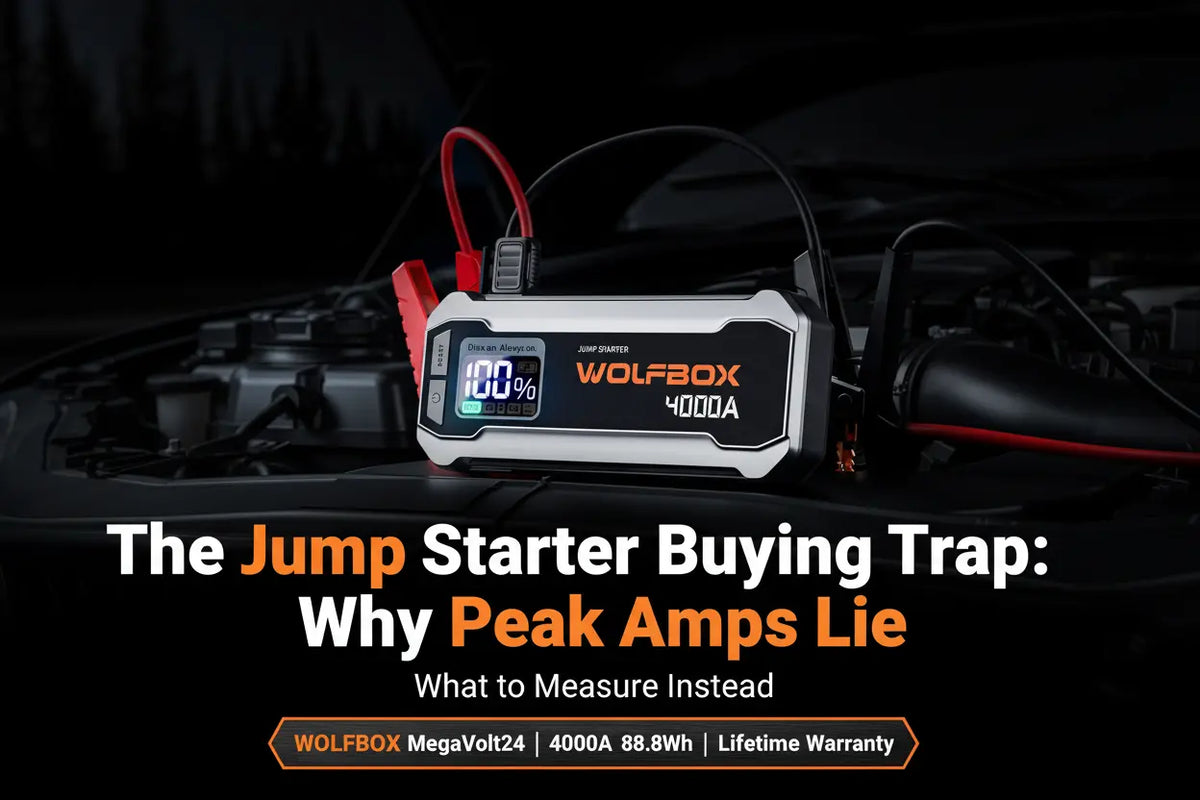 The Jump Starter Buying Trap: Why Peak Amps Lie—And What to Measure In