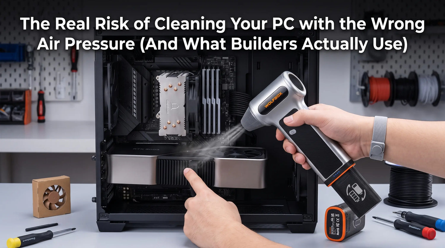 The Real Risk of Cleaning Your PC with the Wrong Air Pressure
