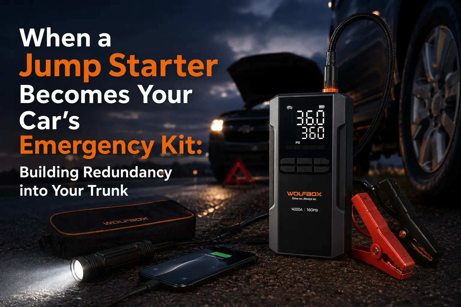 When a Jump Starter Becomes Your Car's Emergency Kit