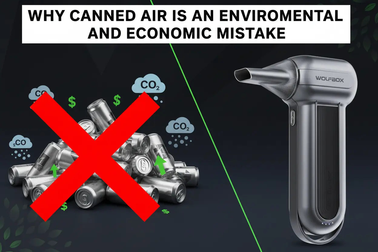 Why Canned Air Is an Environmental and Economic Mistake
