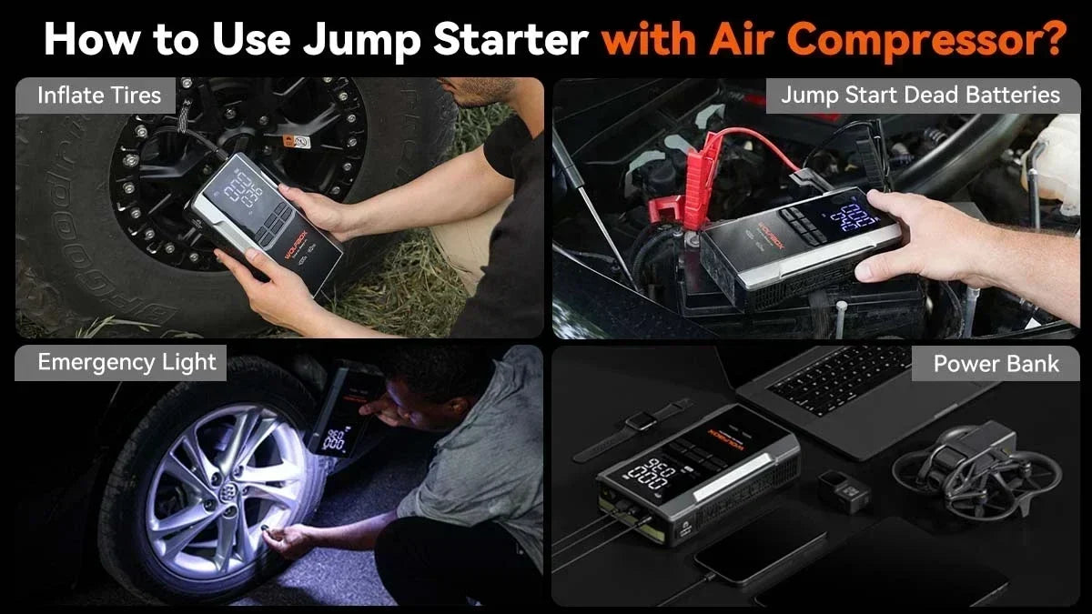 How to Use a Jump Starter with Air Compressor: An Easy Step-by-Step Guide with Essential Tips