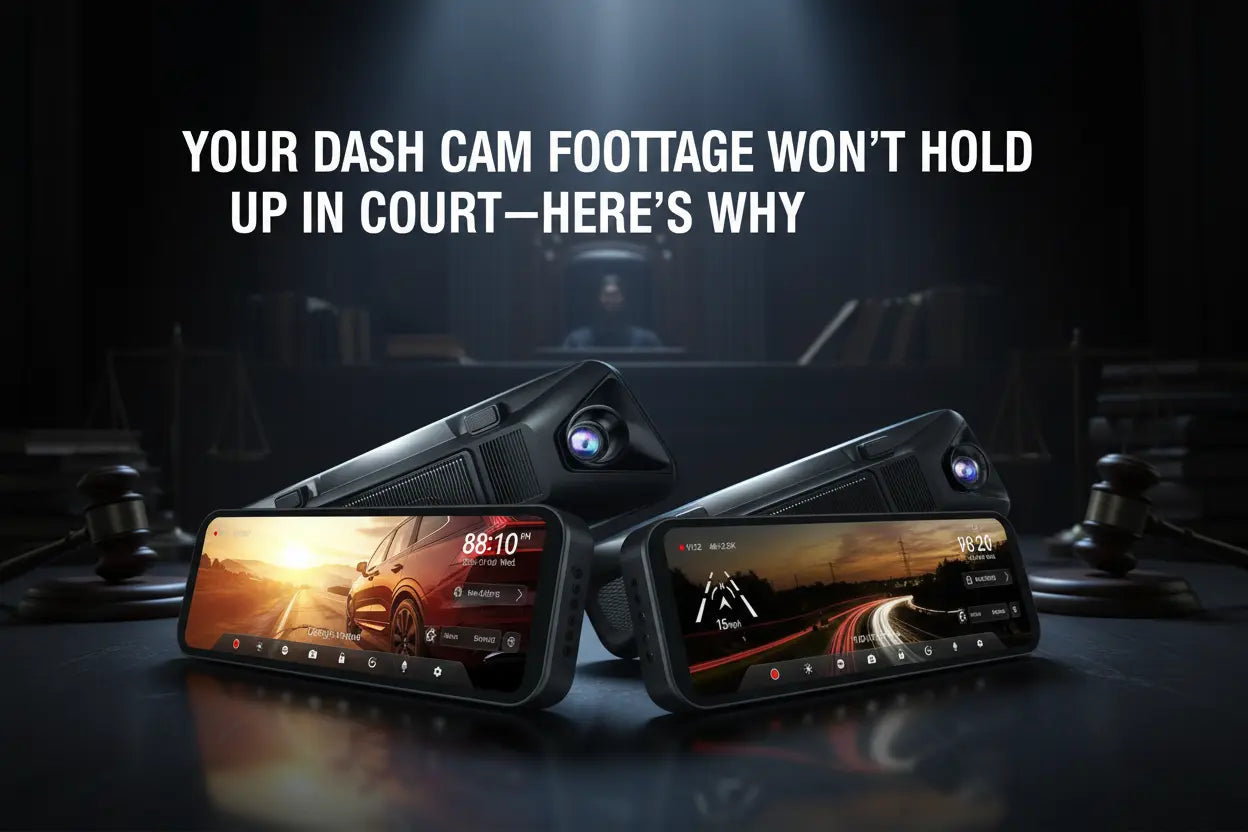 Your Dash Cam Footage Won't Hold Up in Court—Here's Why