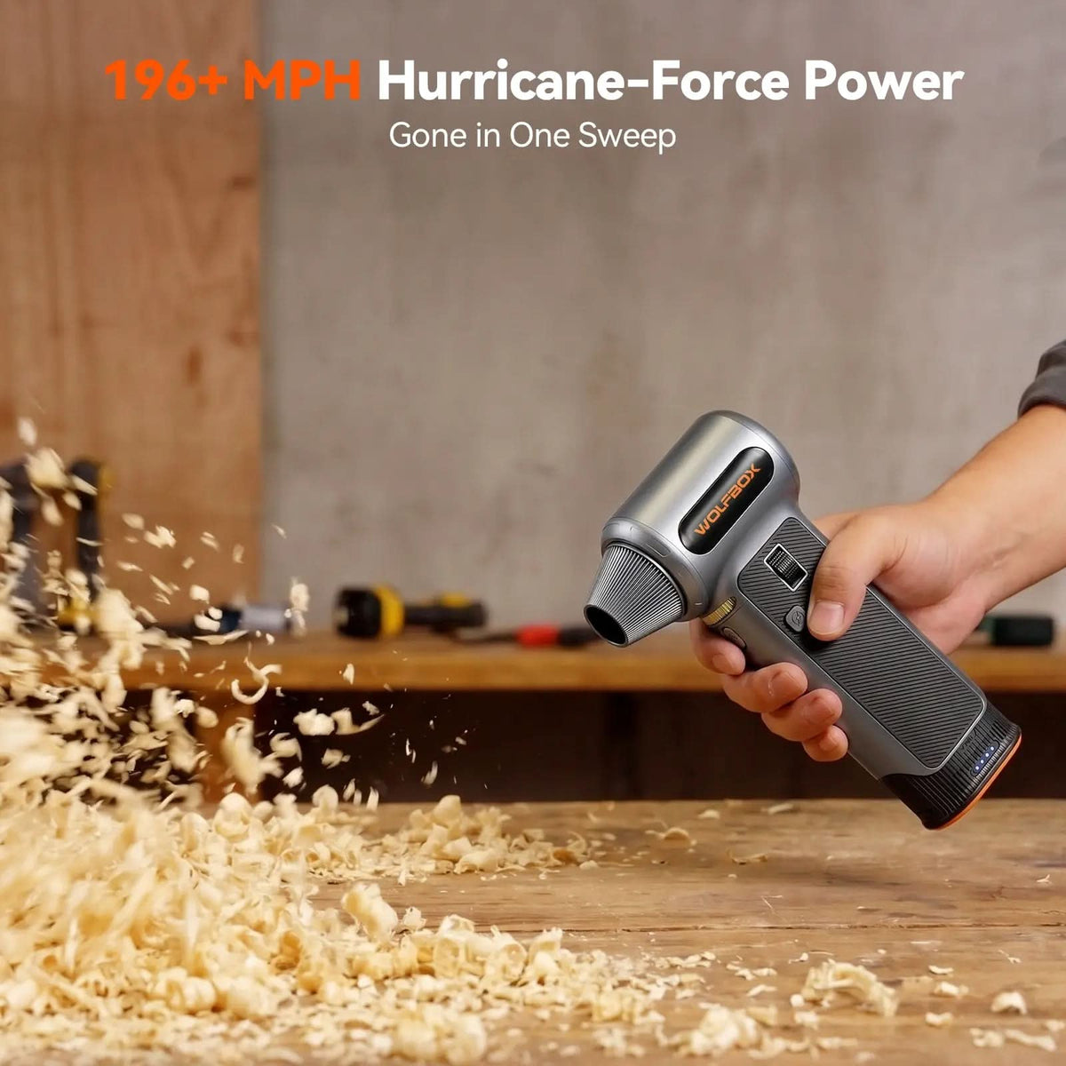 WOLFBOX MF200PRO Air Duster – Swappable Battery Cartridge - WOLFBOX