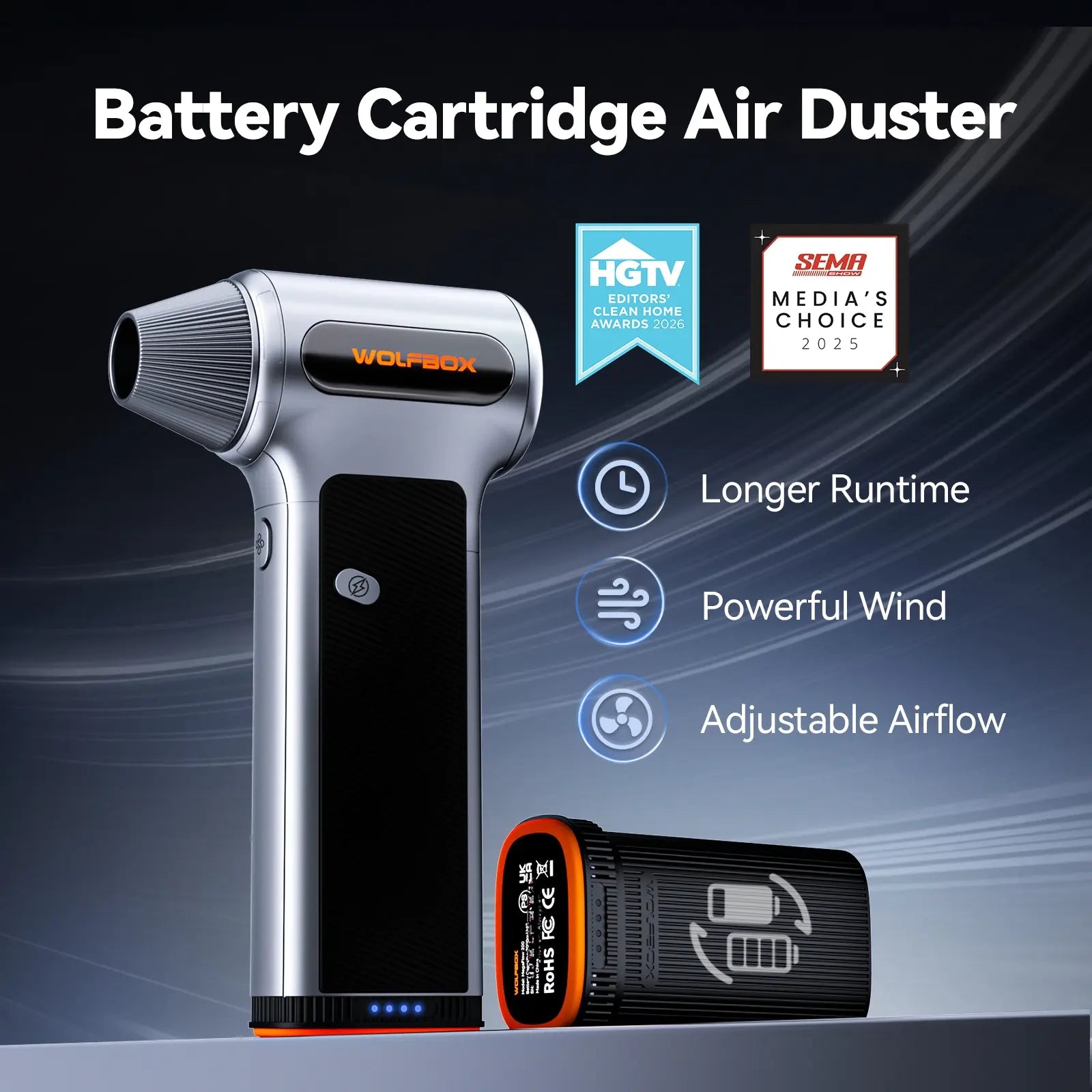 WOLFBOX MF200 Compressed Air Duster-groupsale - WOLFBOX