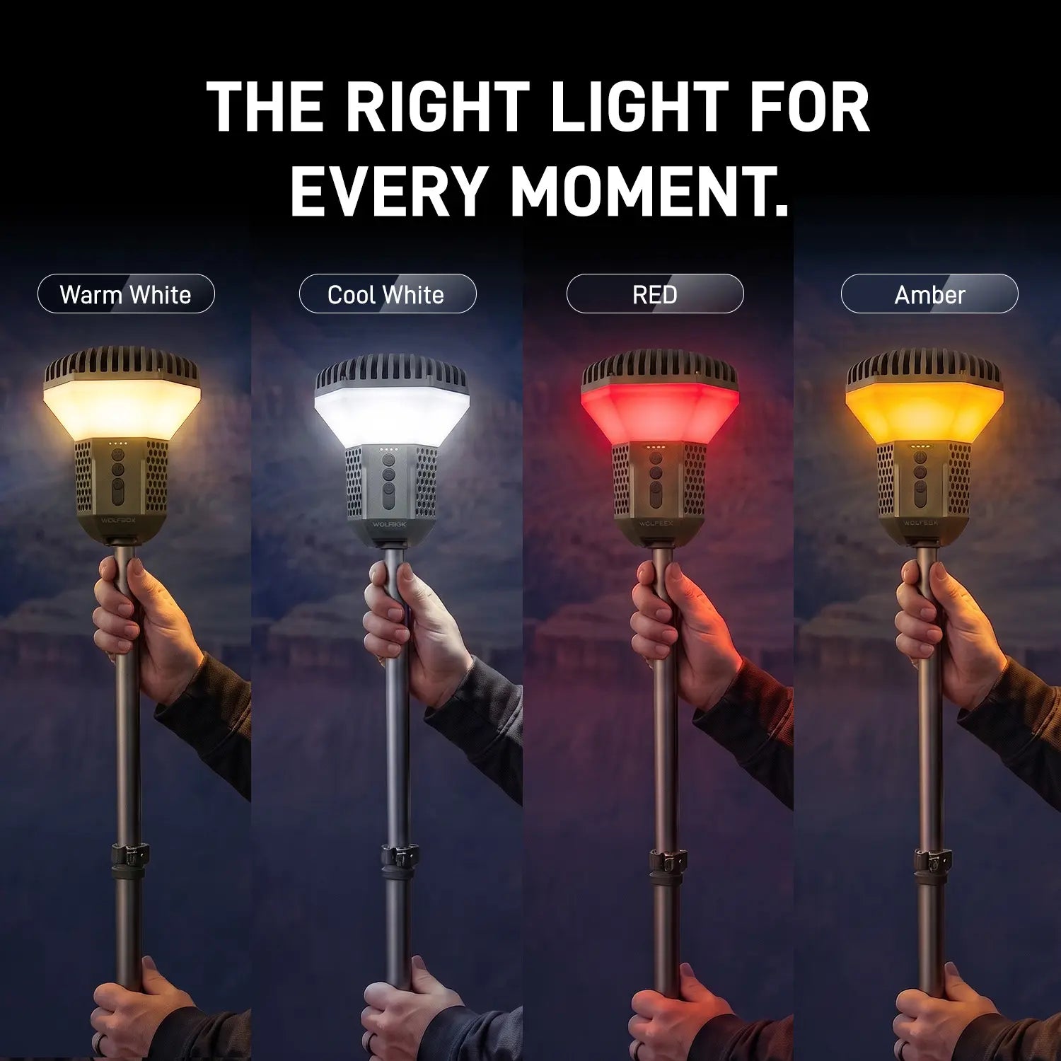 WOLFBOX TL2000 Telescopic Camping Light - WOLFBOX