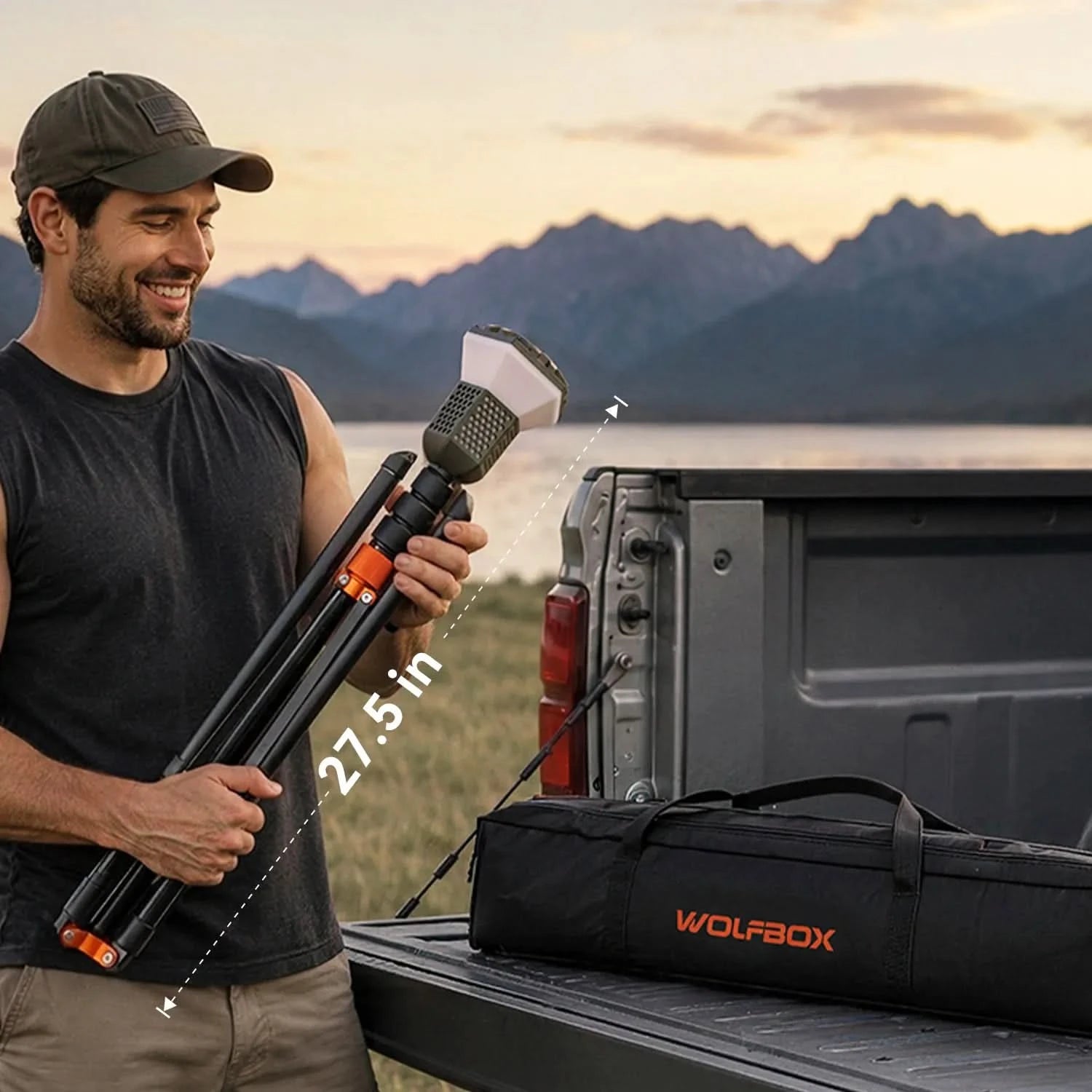 WOLFBOX TL2000 Telescopic Camping Light (test - WOLFBOX