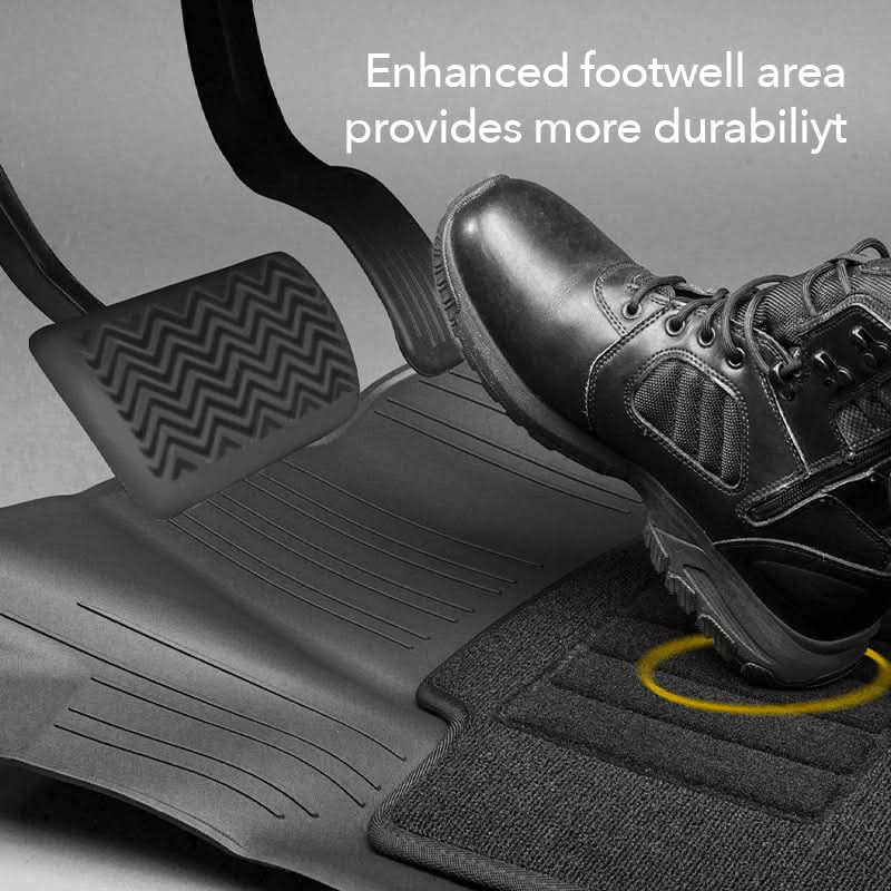 3W Ford Explorer 2020-2023 Custom Floor Mats TPE Material & All-Weather Protection Vehicles & Parts 3W