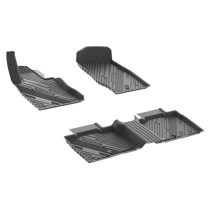 3W Ford Explorer 2020-2023 Custom Floor Mats TPE Material & All-Weather Protection Vehicles & Parts 3W