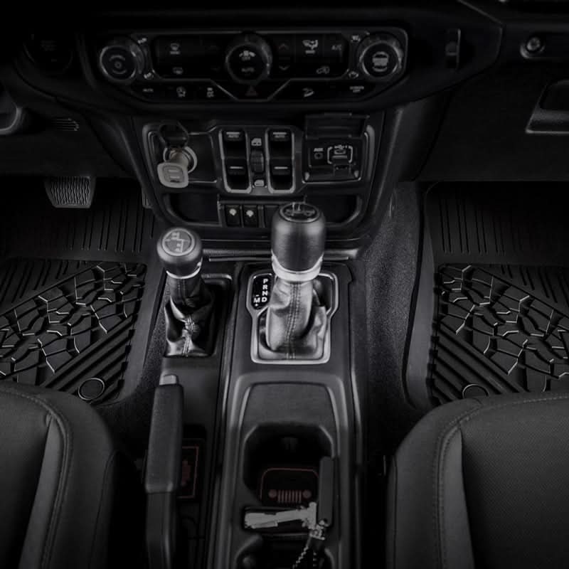 3W Jeep Wrangler JL (Non JK or 4XE) 2018-2023 Custom Floor Mats / Trunk Mat TPE Material & All-Weather Protection Vehicles & Parts 3w