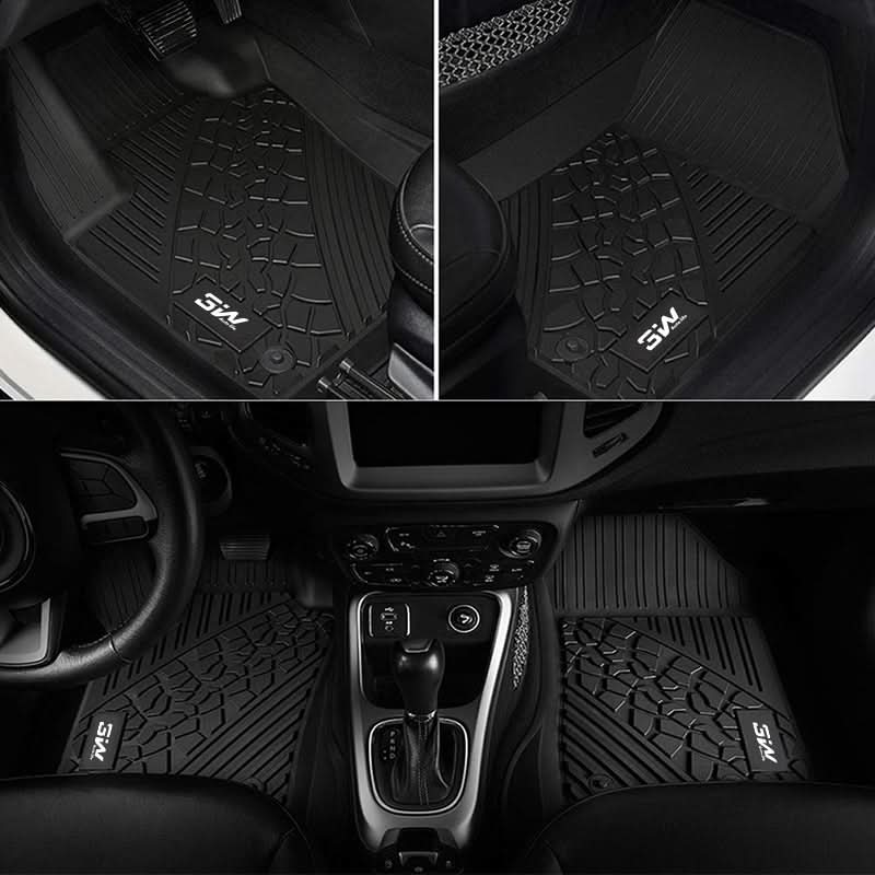 3W Jeep Wrangler JL (Non JK or 4XE) 2018-2023 Custom Floor Mats / Trunk Mat TPE Material & All-Weather Protection Vehicles & Parts 3w