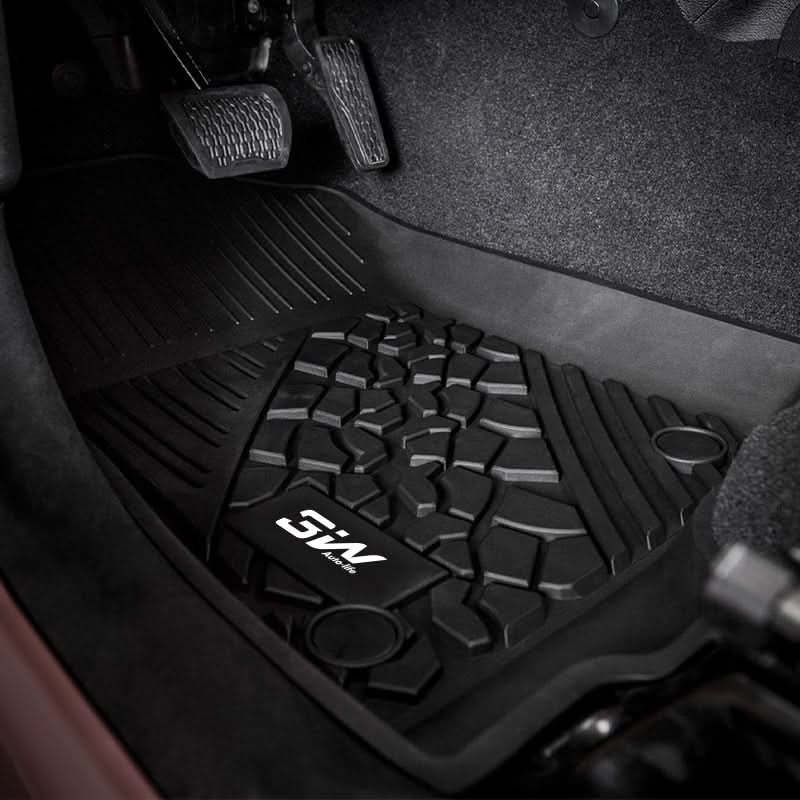 3W Jeep Wrangler JL (Non JK or 4XE) 2018-2023 Custom Floor Mats / Trunk Mat TPE Material & All-Weather Protection Vehicles & Parts 3w