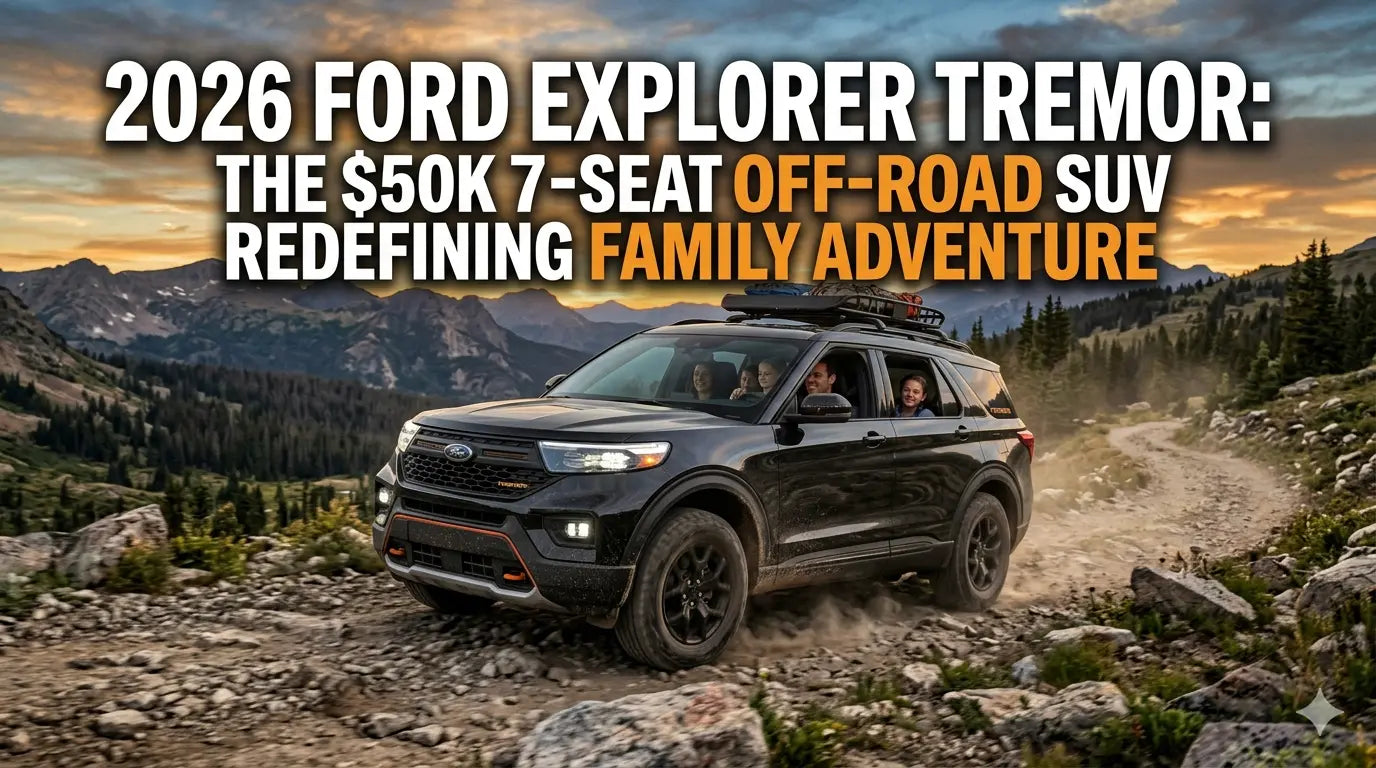 2026 Ford Explorer Tremor The $50K 7-Seat Off-Road SUV Redefining Family Adventure