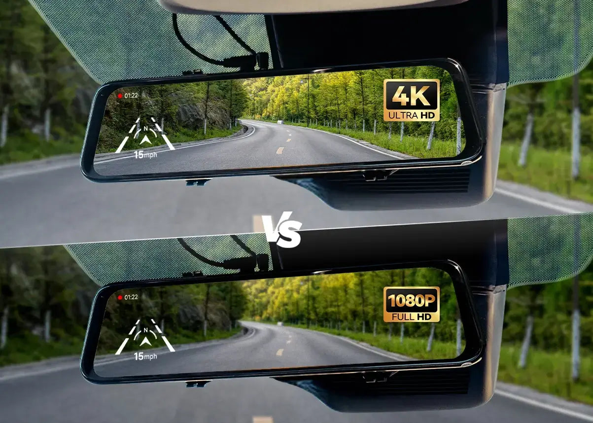 4K vs. 1080p Dash Cam: Which One Should You Choose?