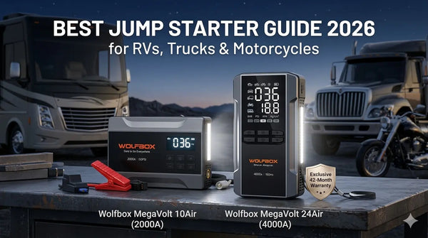 Best Jump Starter for RV, Motorcycle & Diesel Truck: 2026 Guide