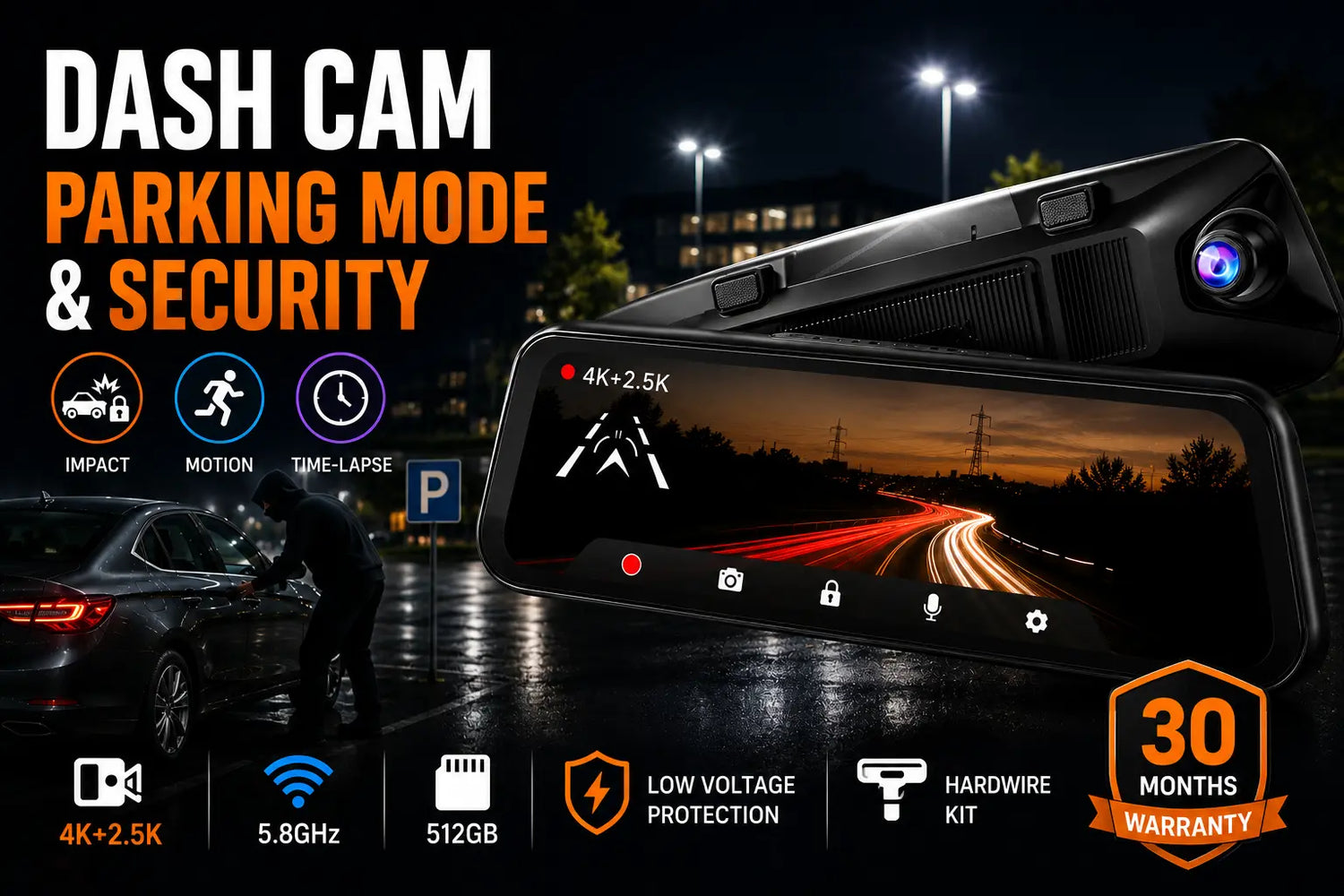 Dash Cam Parking Mode &amp; Security Guide