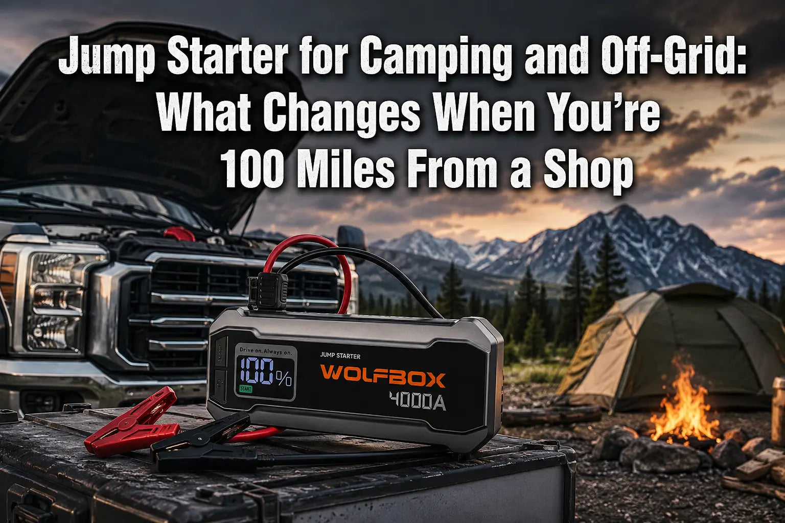 Jump Starter for Camping and Off-Grid