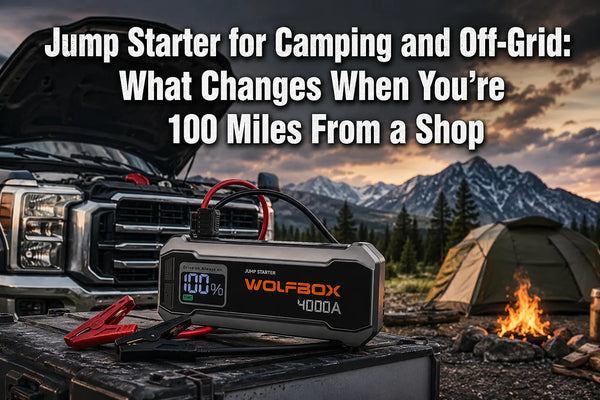 Jump Starter for Camping and Off-Grid