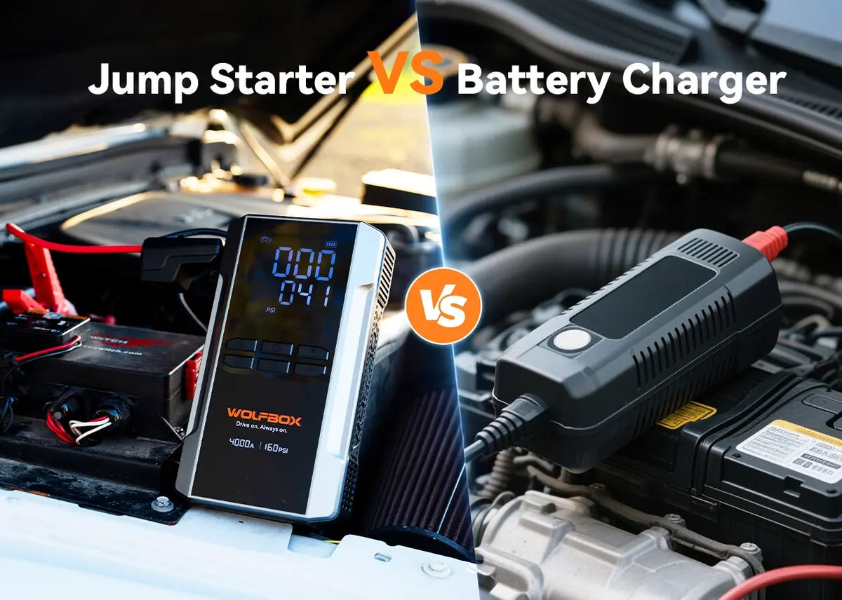 Jump Starter vs Battery Charger: Which One is best for Your Car?