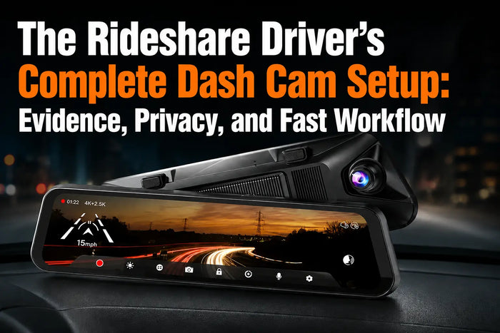 The Rideshare Driver's Complete Dash Cam Setup