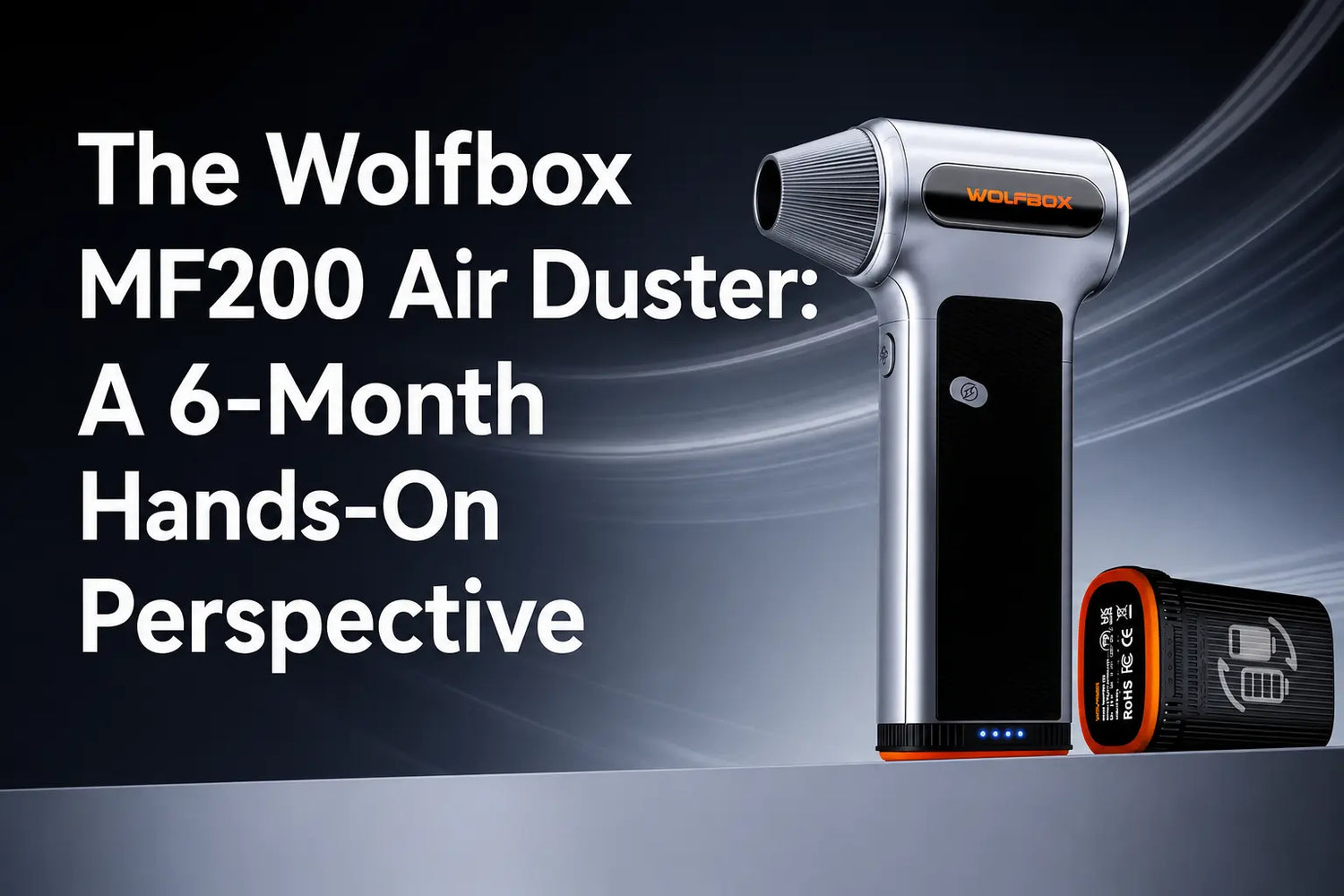 The Wolfbox MF200 Air Duster