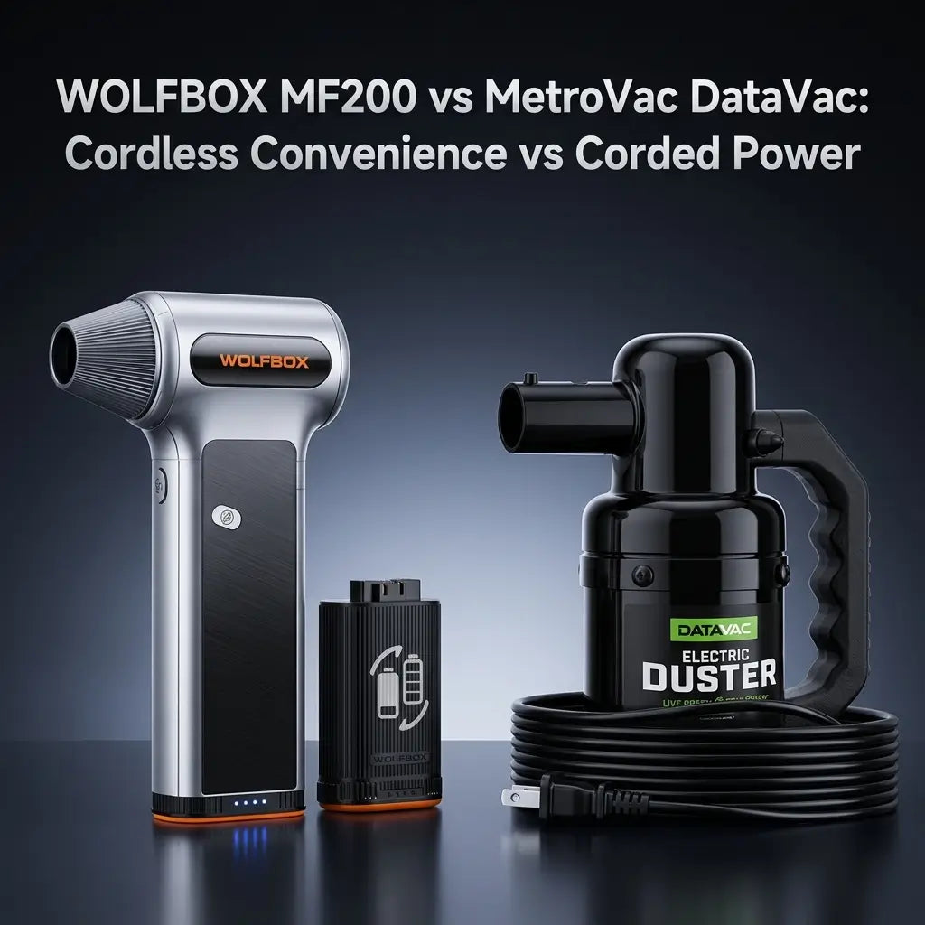 WOLFBOX MF200 vs MetroVac DataVac: Cordless Convenience vs Corded Power