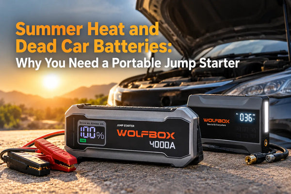 Summer Heat and Dead Car Batteries: Why You Need a Portable Jump Starter