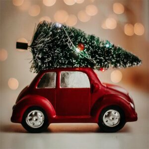 There's a right and wrong way to transport a Christmas tree by car - wolfboxdashcamera