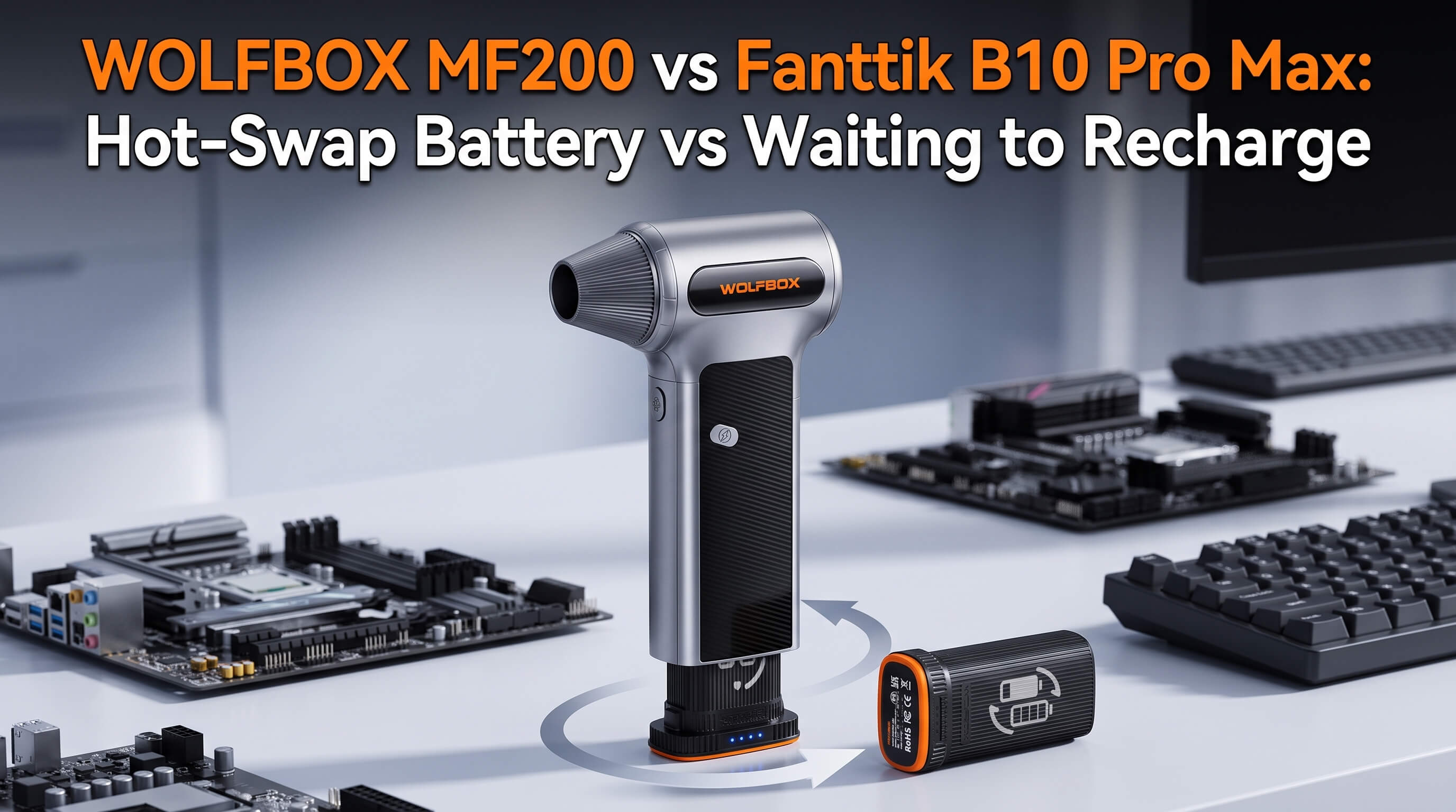 Wolfbox MF200 vs Fanttik B10 Pro Max 2026: Hot-Swap Battery vs Waiting 40 Minutes