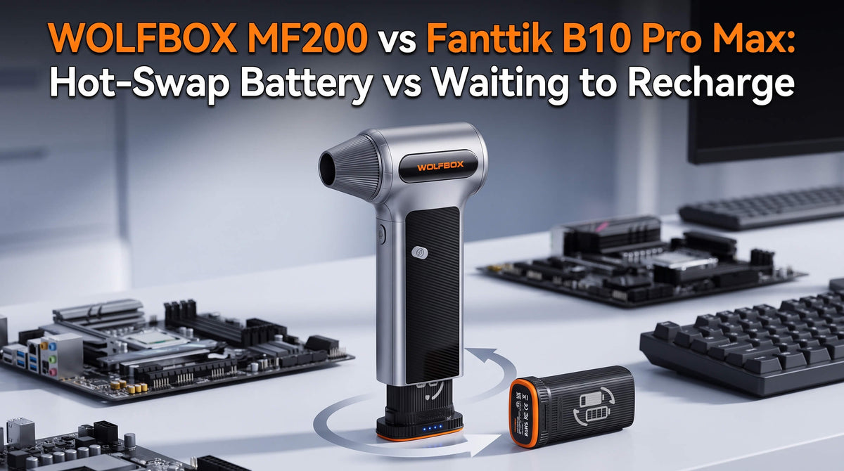 Wolfbox MF200 vs Fanttik B10 Pro Max 2026: Hot-Swap Battery vs Waiting 40 Minutes