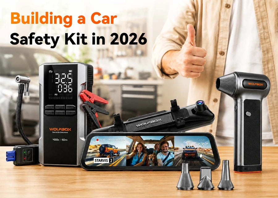 Building a Car Safety Kit in 2026: Dash Cam, Jump Starter, and Air Duster — The Three Layers of Roadside Readiness