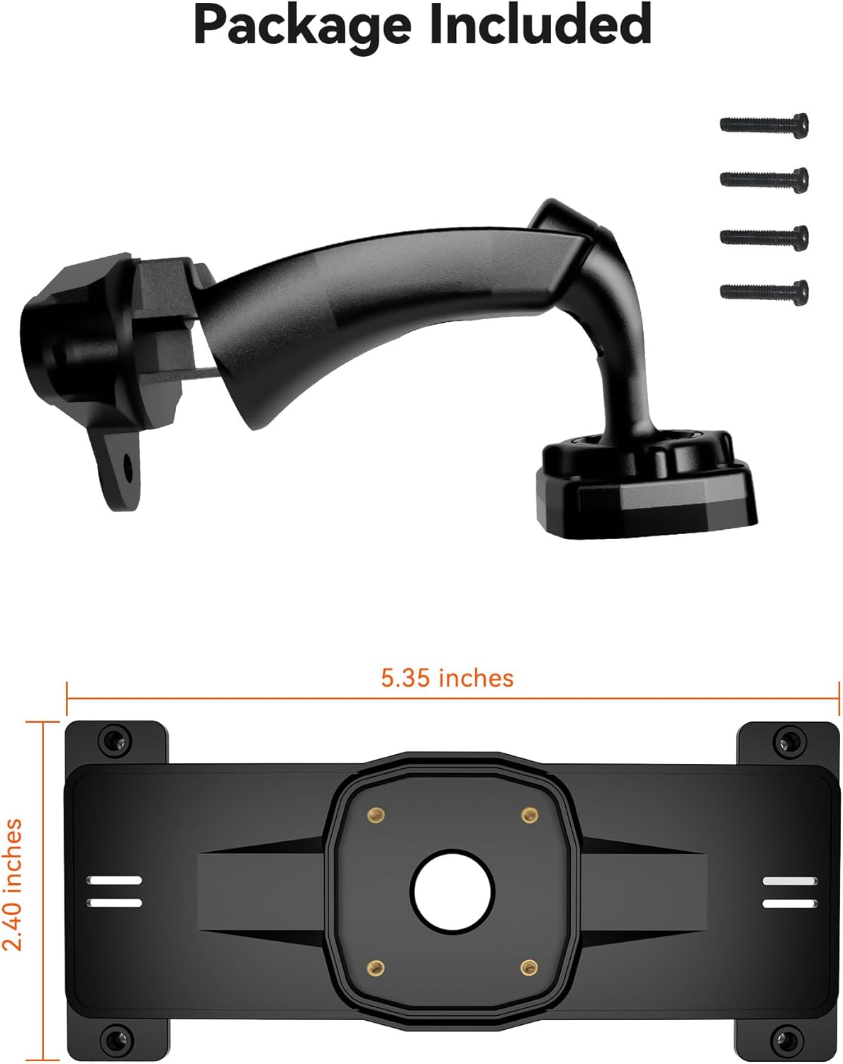 WOLFBOX OEM Bracket for Mirror Dash Camera Accessory WOLFBOX [179]Fit for Wrangler(2018-2024)/Gladiator(2022)