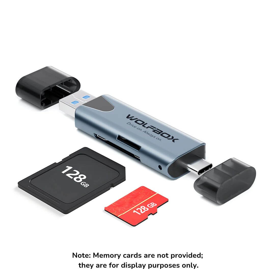 Wolfbox 256GB/512GB Micro SD Card and 2 in 1 Card Reader WOLFBOX