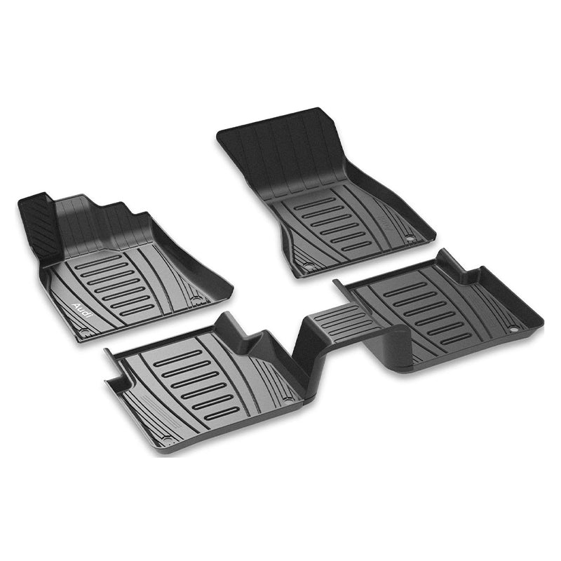 3W Audi Q8 2019-2024 Custom Floor Mats TPE Material & All-Weather Protection Vehicles & Parts 3W   