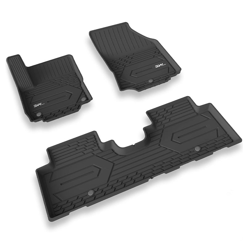 3W Chevy / Chevrolet Equinox / GMC Terrain 2018-2024 Custom Floor Mats TPE Material & All-Weather Protection Vehicles & Parts 3W 2018-2024 Equinox 2018-2024 1st&2nd Row Mats