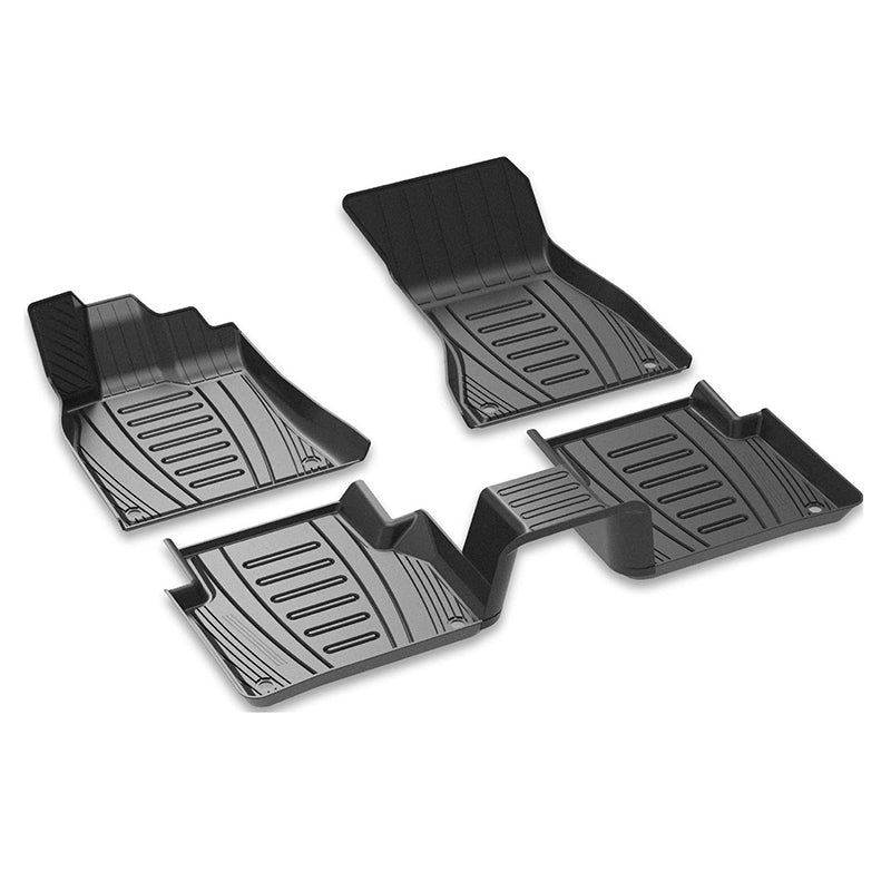 3W Audi Q5 2009-2017 Custom Floor Mats TPE Material & All-Weather Protection Vehicles & Parts 3W 2009-2017 Q5 2009-2017 1st&2nd Row Mats