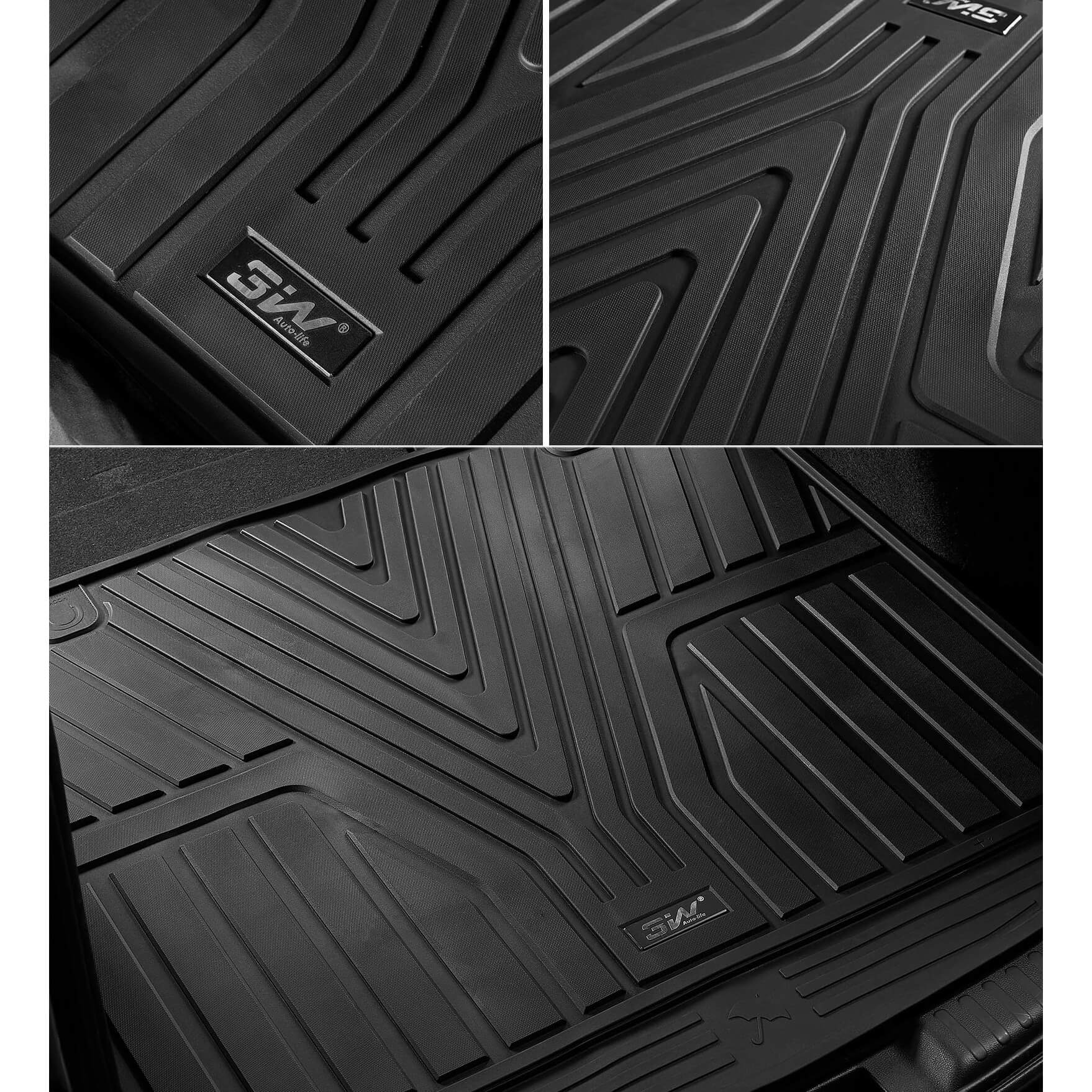 3W Honda CR-V 2017-2022 Floor Mats (Include Hybrid) / Trunk Mat (Non Hybrid) CRV Custom Mat TPE Material & All-Weather Protection Vehicles & Parts 3W   