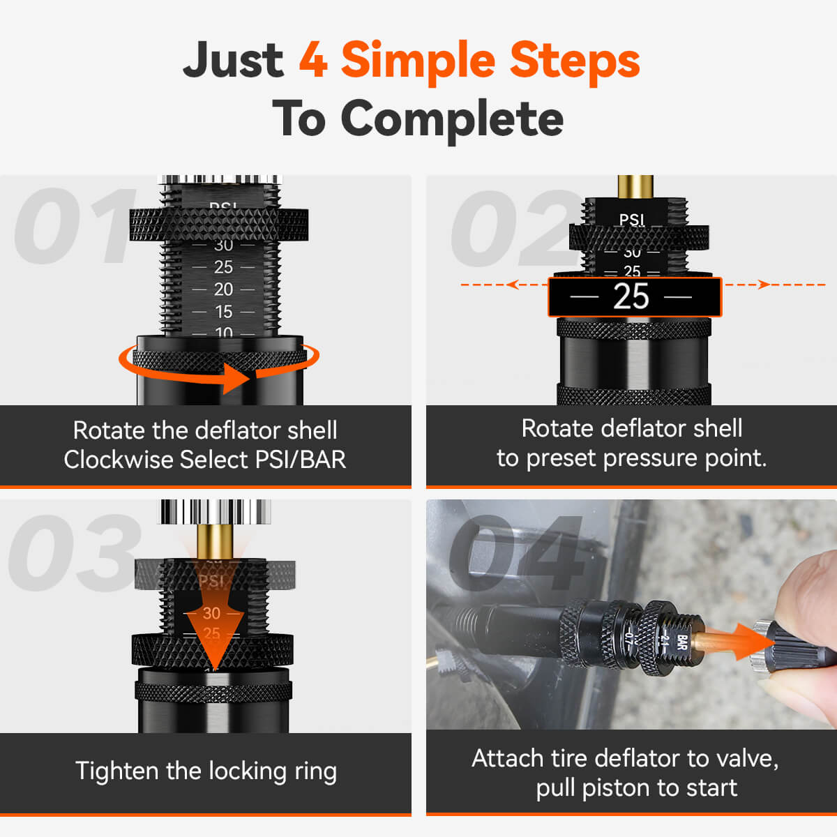 Automatic Tire Deflators Accessory WOLFBOX