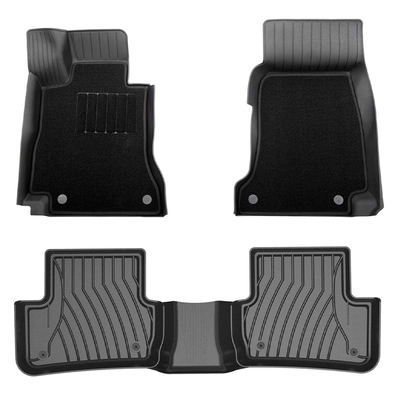 3W Mercedes-Benz CLA 2020-2023 Custom Floor Mats TPE Material & All-Weather Protection Vehicles & Parts 3w   
