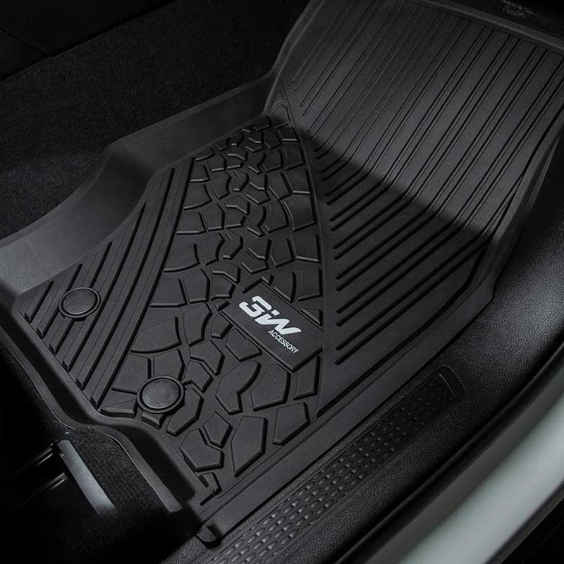 3W Floor Mats Jeep Grand Cherokee 2016-2021 / Grand Cherokee WK 2022-2023 (Non L) Custom Cargo Liner TPE Material & All-Weather Protection Vehicles & Parts 3W   