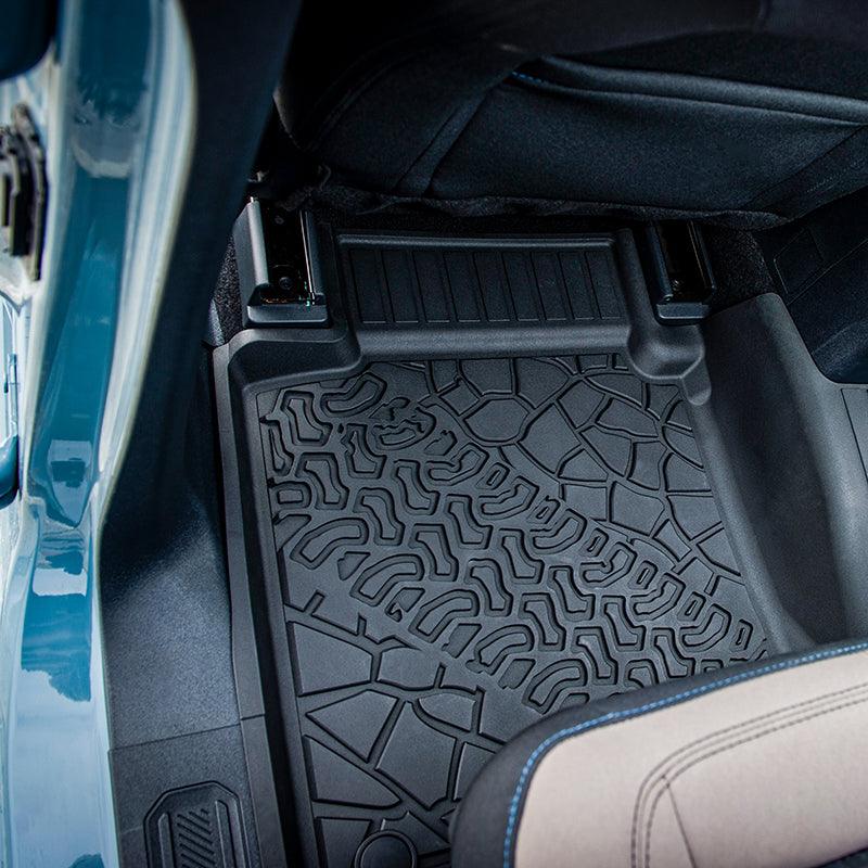 3W Ford Bronco 4-Door 2021-2024 Floor Mats / Trunk Mat TPE Material & All-Weather Protection Vehicles & Parts 3W   