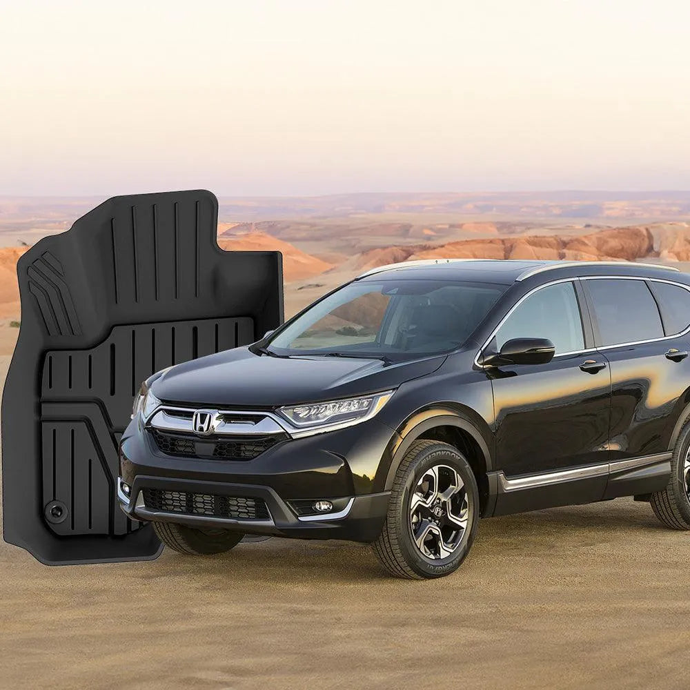 3W Honda CR-V 2017-2022 Floor Mats (Include Hybrid) / Trunk Mat (Non Hybrid) CRV Custom Mat TPE Material & All-Weather Protection Vehicles & Parts 3W   