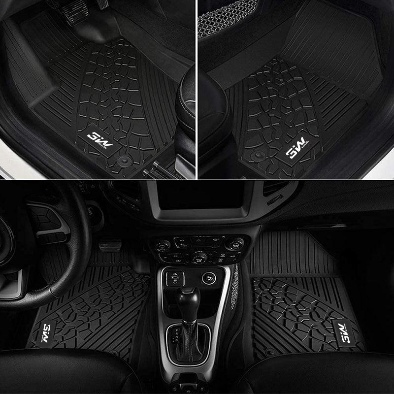 3W Jeep Wrangler 4XE Custom Floor Mats / Trunk Mat 2021-2024 Hybrid 4 Door TPE Material & All-Weather Protection Vehicles & Parts 3W   