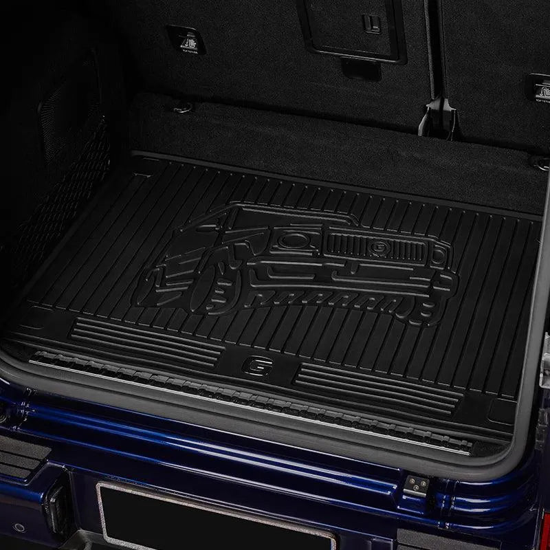 3W Mercedes-Benz G-Class 2019-2025 Custom Floor Mats / Trunk Mat TPE Material & All-Weather Protection Vehicles & Parts 3w   