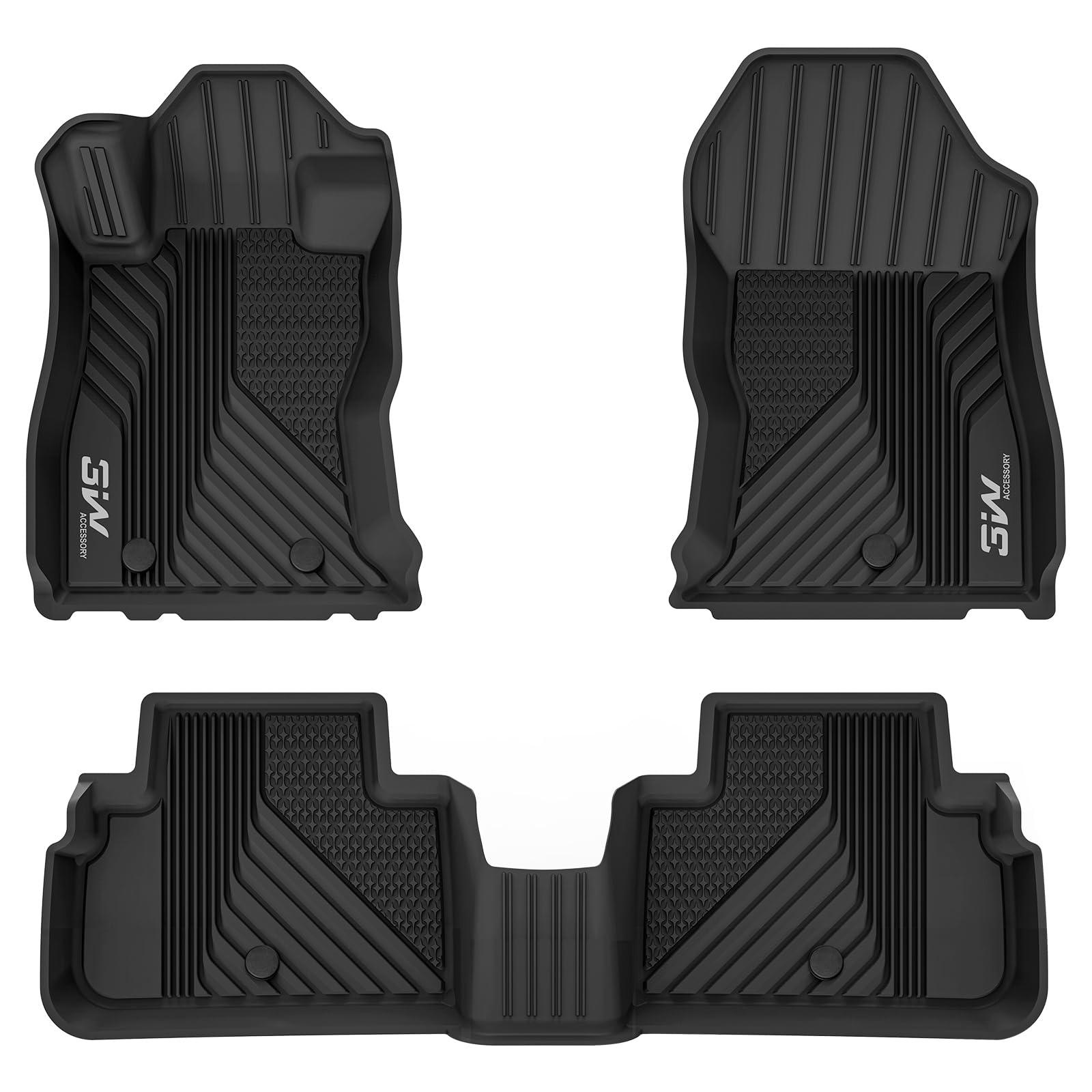 3W Subaru Forester 2019-2024 Custom Floor Mats TPE Material & All-Weather Protection Vehicles & Parts 3w   