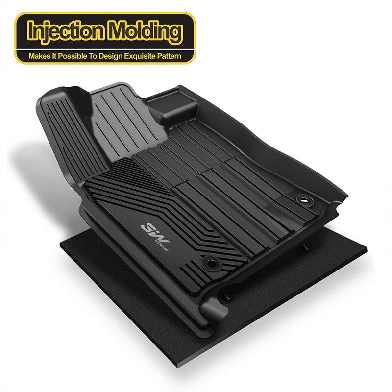 3W Toyota Tundra 2014-2021 Custom Floor Mats TPE Material & All-Weather Protection Vehicles & Parts 3w   