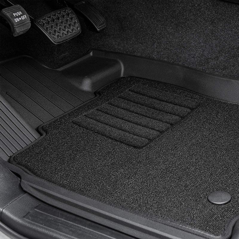 3W Toyota Tundra 2022-2024 (Only for CrewMax Cab) Custom Floor Mats CrewMax Cab Only TPE Material & All-Weather Protection Vehicles & Parts 3w   