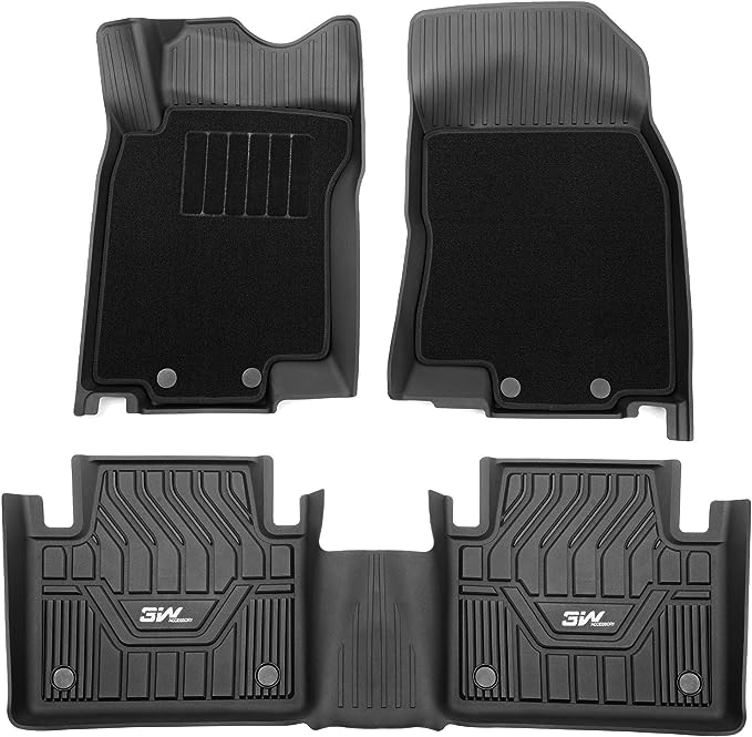 3W Nissan Rogue 2014-2020 Custom Floor Mats Cargo Liner TPE Material & All-Weather Protection Vehicles & Parts 3w   